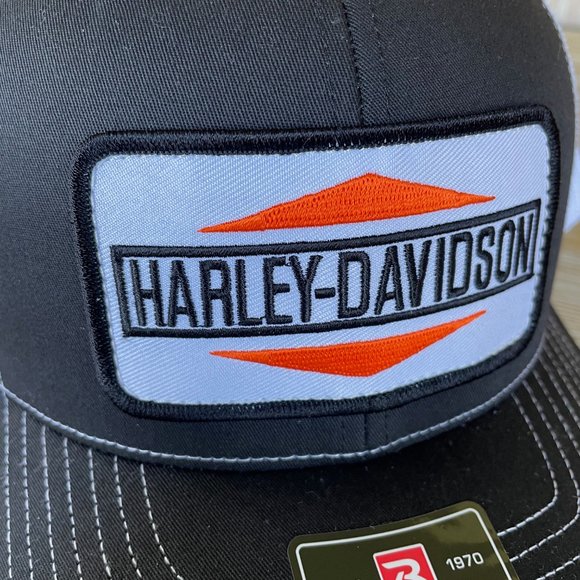 Harley Davidson Motorcycles Patch Hat - Richardson 112 - Picture 5 of 8